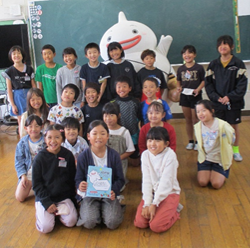 【３年生】しまばらんが３の２へやってきました！！